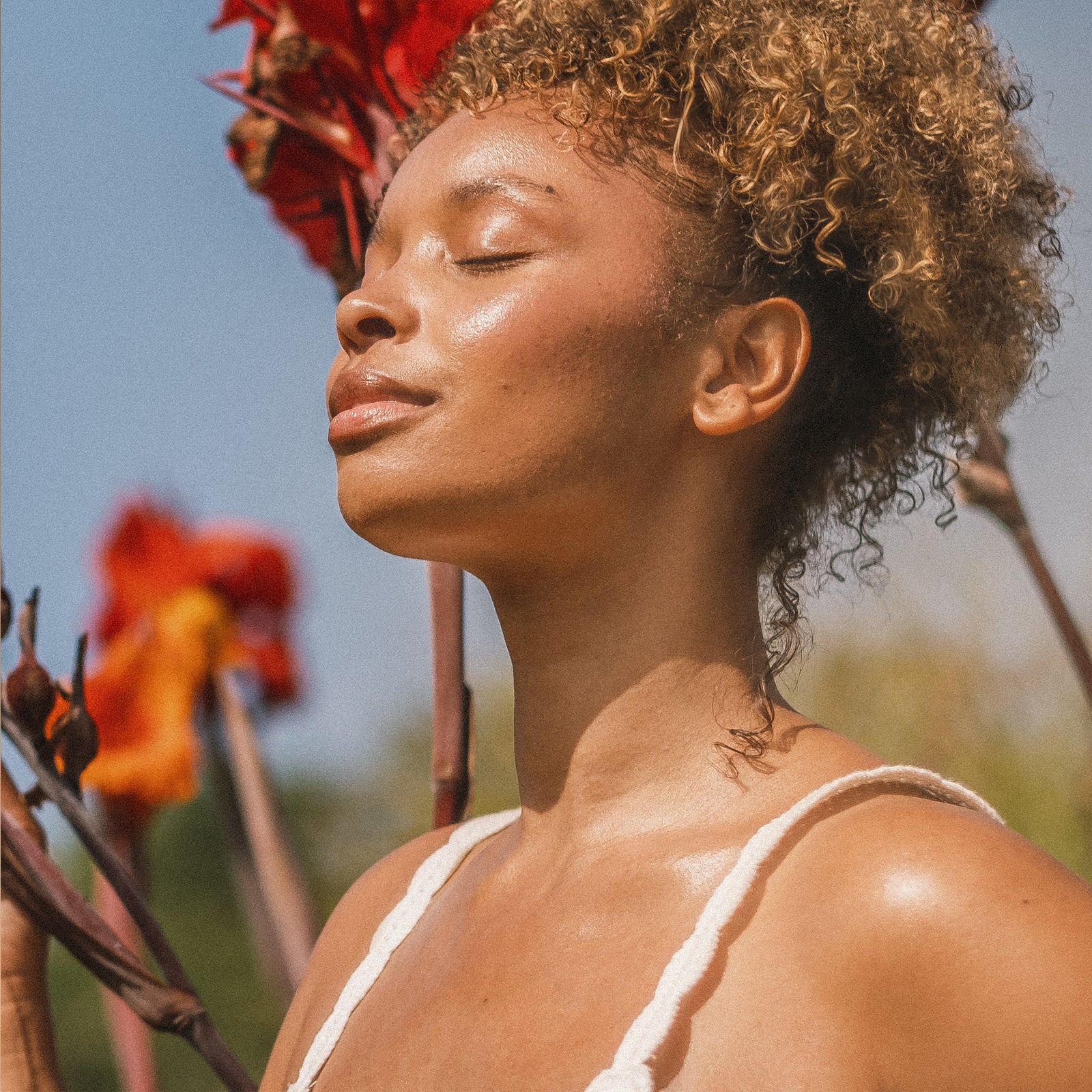 Centifolia Botanicals Image of a Model in Nature